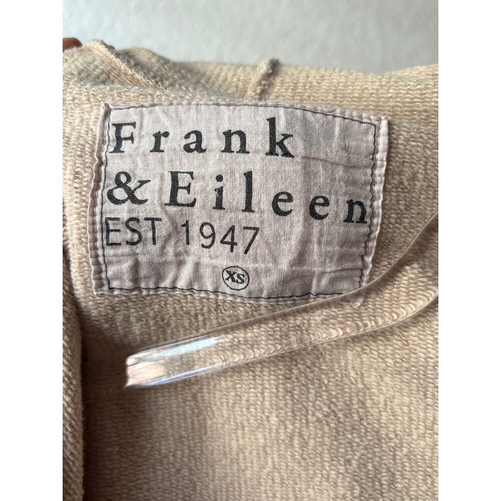 B58 Frank & Eileen Barbara Fleece Cardigan Sweater XS Open Neutral‎ Classic - Picture 6 of 6